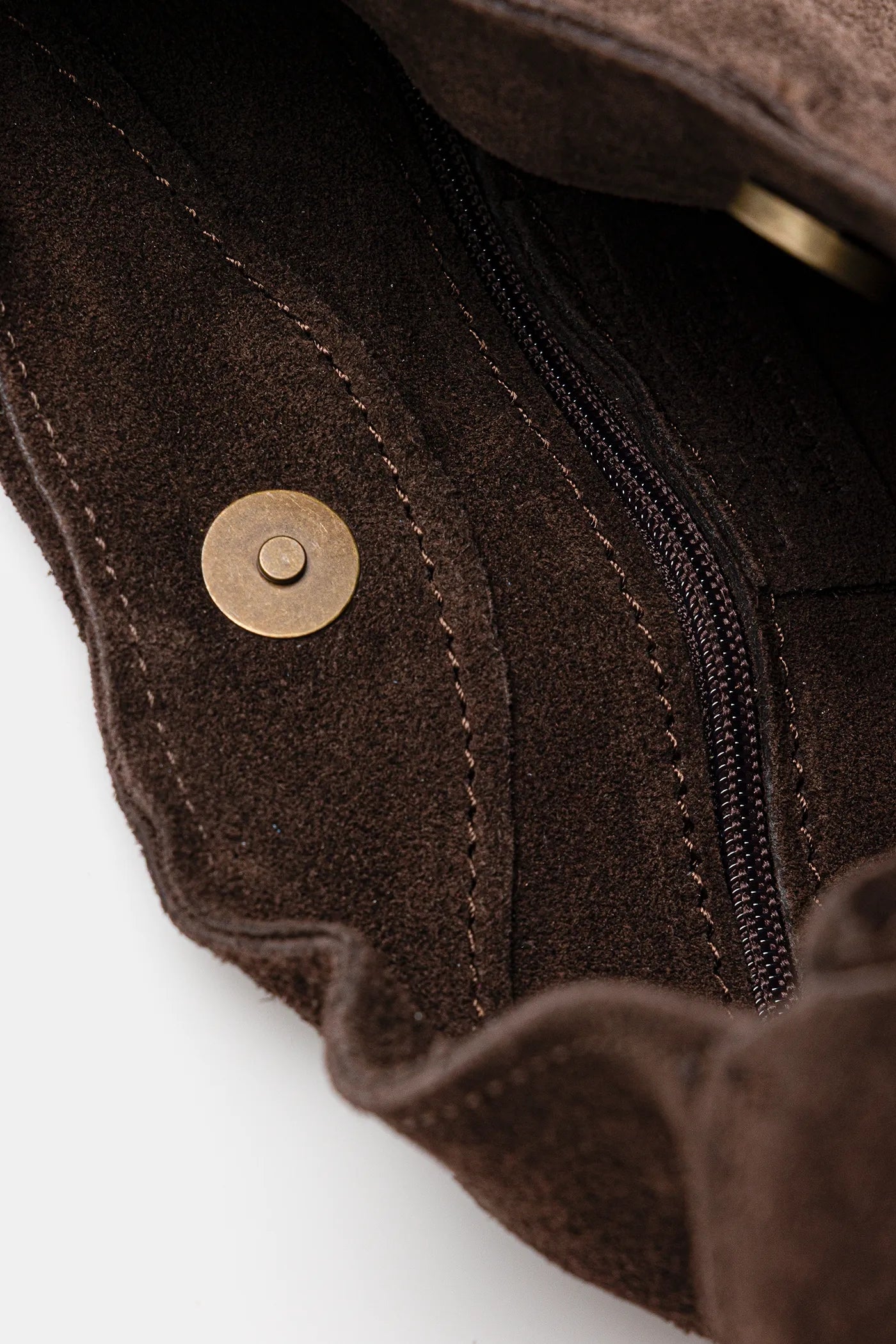 Shopperka z naturalnego włoskiego zamszu