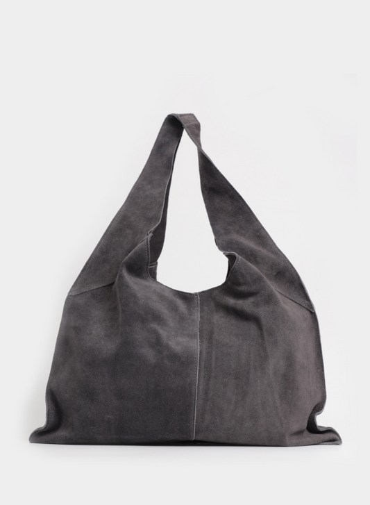 Shopperka z naturalnego włoskiego zamszu