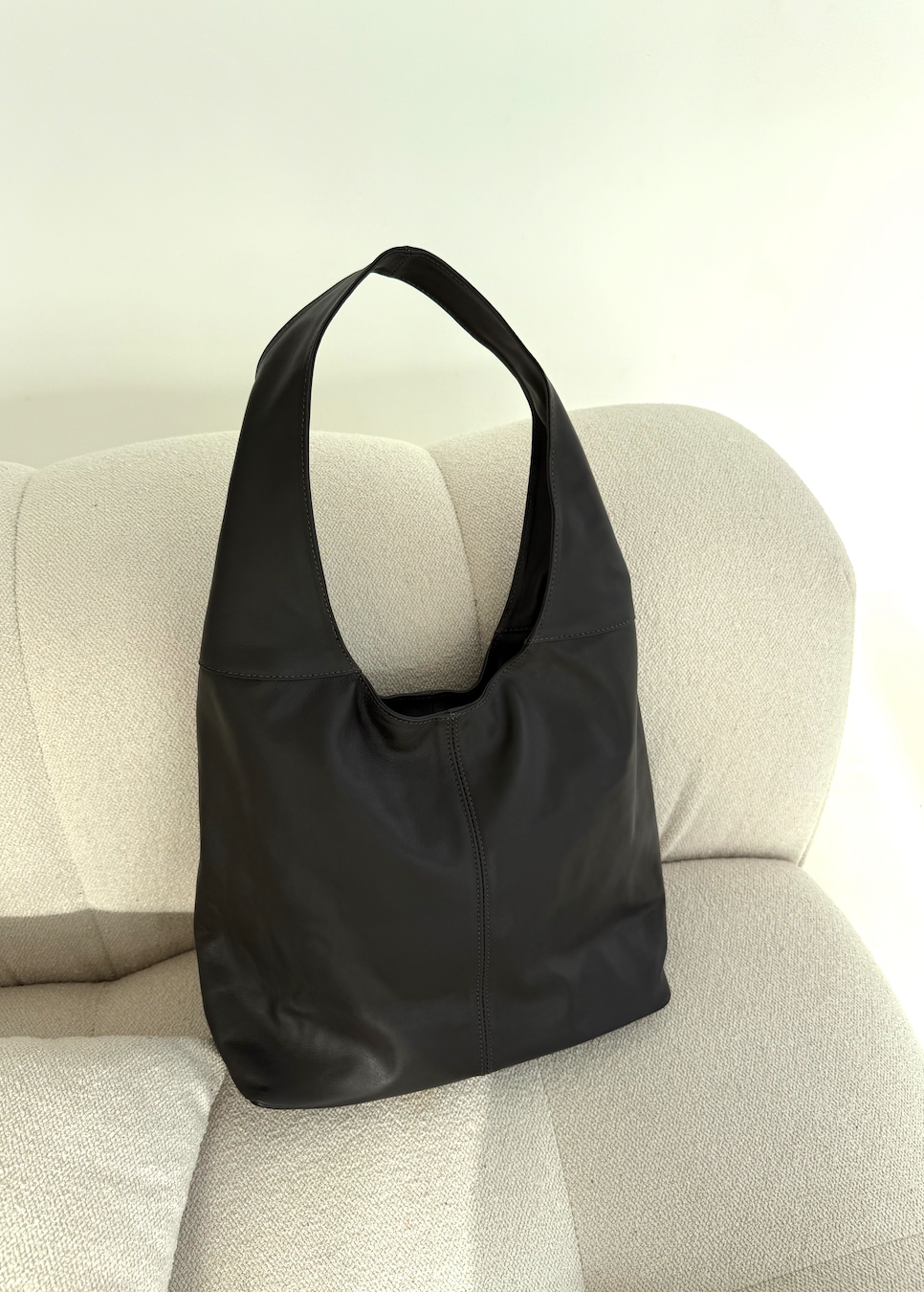 Premium shopper ciemnobrązowy